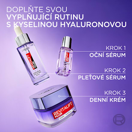Revitalift Filler hyaluronové sérum proti vráskám L'ORÉAL PARiS REVITALIFT