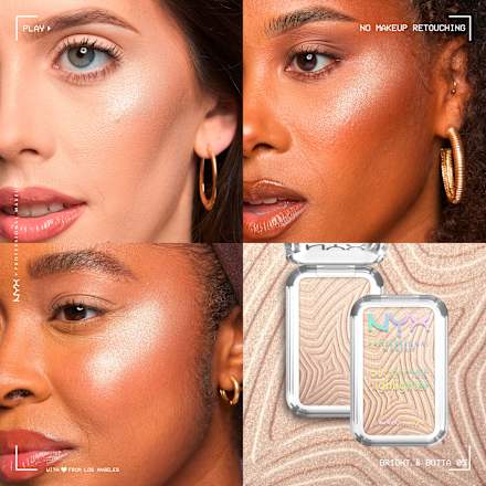 Highlighter Buttermelt Bright&Butta 05 NYX PROFESSIONAL MAKEUP