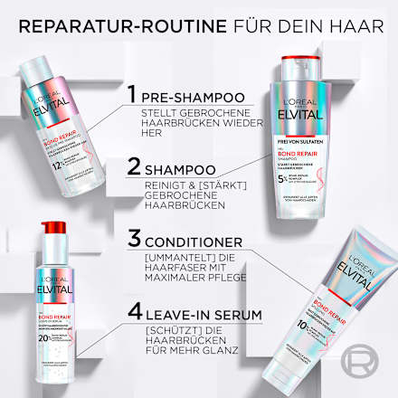 Shampoo Bond Repair Anti-Haarschäden L'ORÉAL PARiS ELVITAL