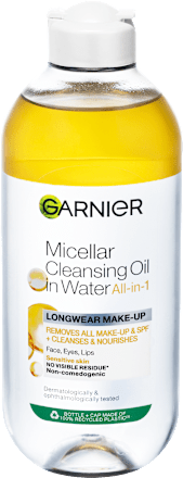 dvoufázová micelární voda 3 v 1 s olejem GARNIER SKIN NATURALS