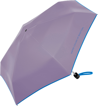 Чадър Ultra Mini Flat, лавандулов нюанс United Colors of Benetton