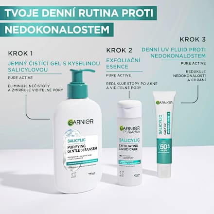 čisticí gel hydratační proti nedokonalostem GARNIER PureActive