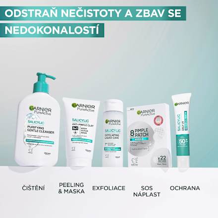 čisticí gel hydratační proti nedokonalostem GARNIER PureActive