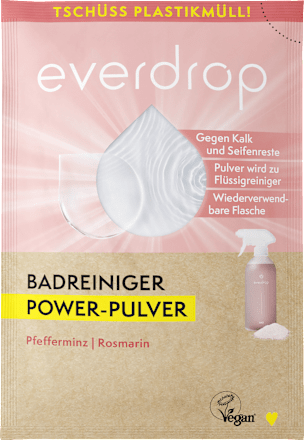 Badreiniger Nachfüllpack Pfefferminz & Rosmarin everdrop