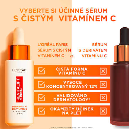 pleťové sérum Revitalift Clinical s vitamínem C L'ORÉAL PARiS REVITALIFT