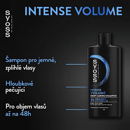 šampon na vlasy Intense Volume syoss