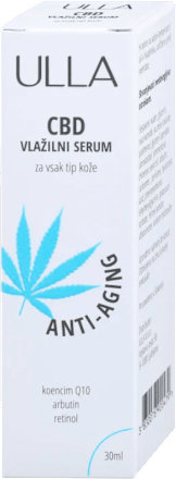 Vlažilni serum CBD anti-aging ULLA