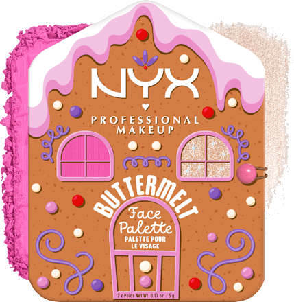 Blush Palette Buttermelt 01 Light Medium NYX PROFESSIONAL MAKEUP