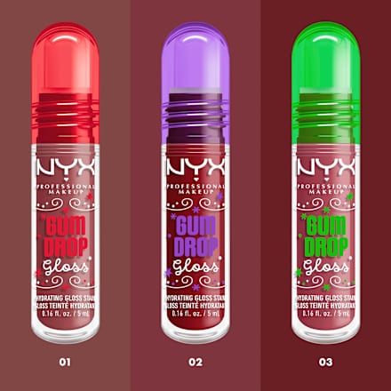 Lipgloss Gumdrop Gloss & Stain 02 Bubblegum Burst NYX PROFESSIONAL MAKEUP