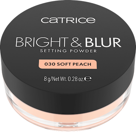 Sypký púder Bright & Blur - 030 Soft Peach CATRICE