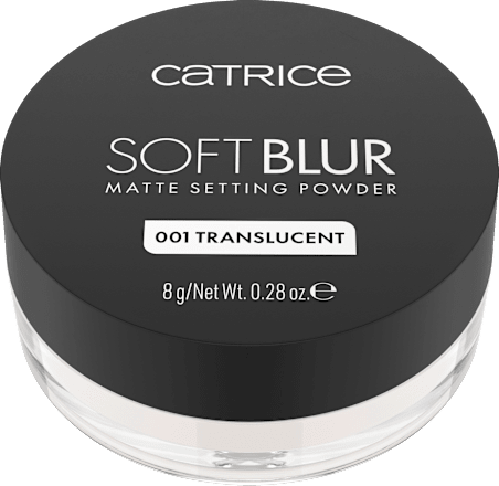 Púder, Soft Blur Matte Setting - Nr. 001 Translucent CATRICE