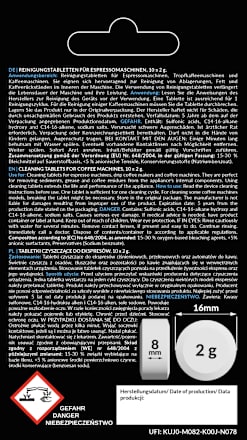 Tabletki do czyszczenia ekspresów, (10x2 g) Frischer