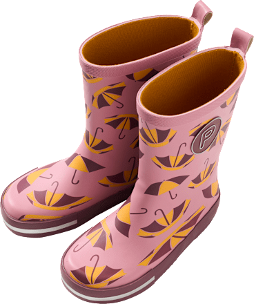 Gummistiefel mit Schirm-Muster, rosa, Gr. 28/29 PUSBLU