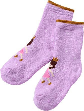 ABS Socken mit Feen-Motiv, lila, Gr.  23/26 ALANA