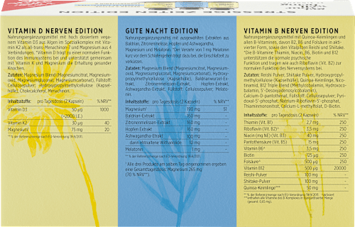 Stressige Zeiten Edition Kapseln Bundle 3 x 60 St get your well being BY BIOGENA