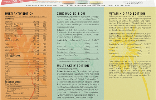 Daily Essentials Edition Kapseln Bundle 3 x 60 St get your well being BY BIOGENA