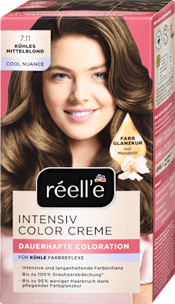 Intensiv color creme boja za kosu hladno srednje plava 7.11 réell‘e
