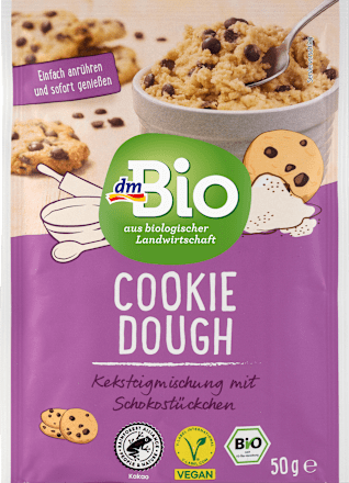 Bio cookie dough tésztakeverék dmBio