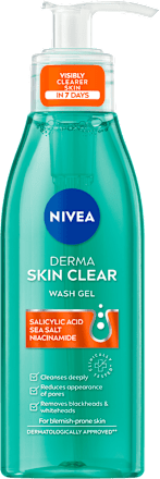 Измиващ гел за проблемна кожа Derma Skin Clear NIVEA