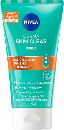Скраб за лице Derma Skin Clear NIVEA