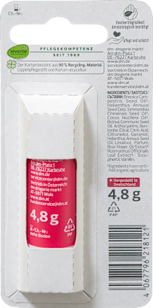 Balsam de buze cu Trandafir Sălbatic alverde NATURKOSMETIK