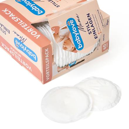 Stilleinlagen weiß (30 Paar) babylove Mama