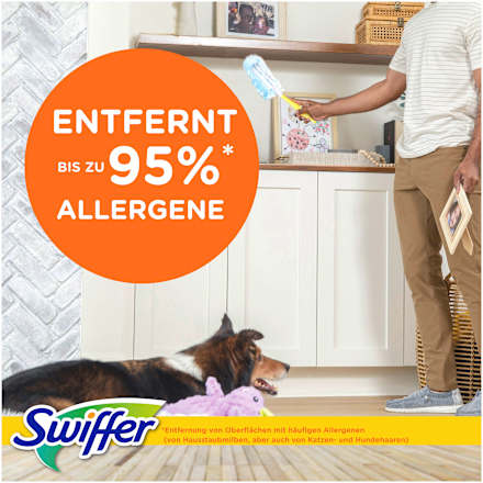 Staubmagnet Starterset (Griff + 3 Tücher)  Swiffer