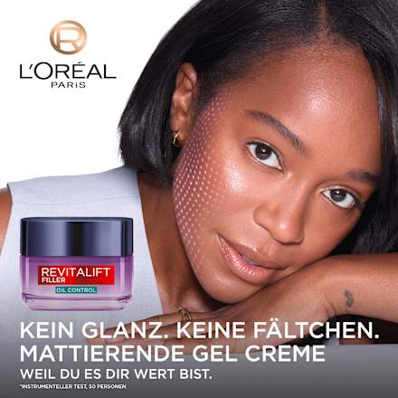Gesichtsgel Revitalift Filler Oil Control mattierend L'ORÉAL PARiS