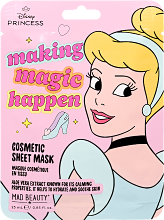 Princess Mad Beauty arcmaszk - többféle Disney