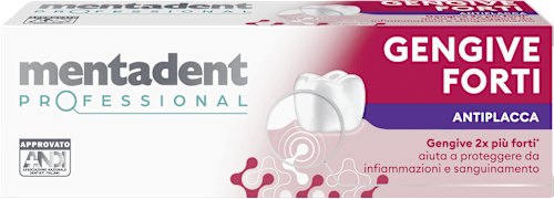 Dentifricio gengive forti antiplacca mentadent