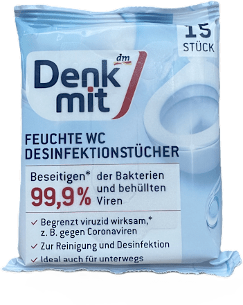 Șervețele pentru curățarea toaletei  Denkmit