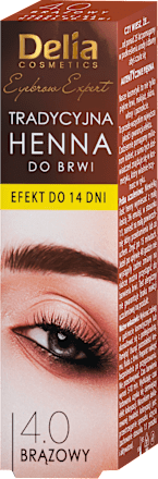 Henna tradycyjna do brwi 4.0 brązowy Delia COSMETICS
