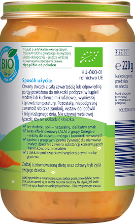 Risotto z marchewką i indykiem BIO, po 7. miesiącu HiPP