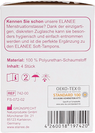 Soft-Tampons Elanee