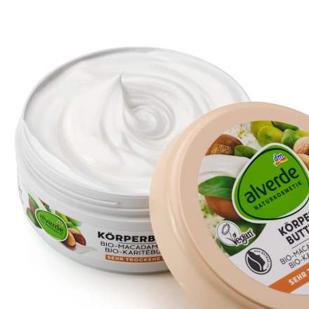 Burro corpo alla noce di macadamia bio e al burro di karité bio alverde