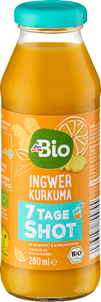 Shot 7 giorni alla curcuma e zenzero bio dmBio