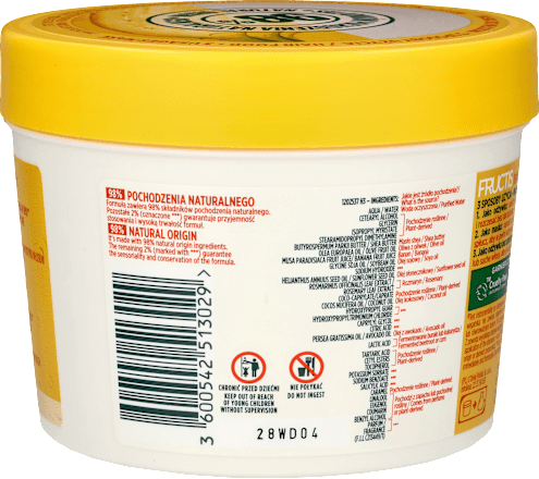 Maska do włosów odżywcza Banana Hair Food GARNIER