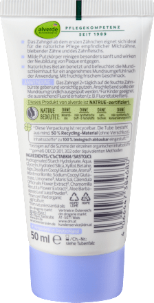 Zahnpasta Gel Kinder alverde NATURKOSMETIK