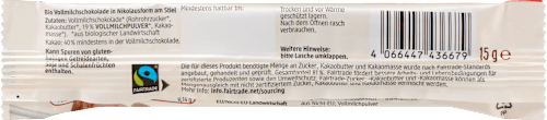 Schokolade Schokololli Weihnachtsmann dmBio