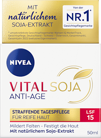 Anti Age Gesichtscreme Vital Soja LSF 15 NIVEA
