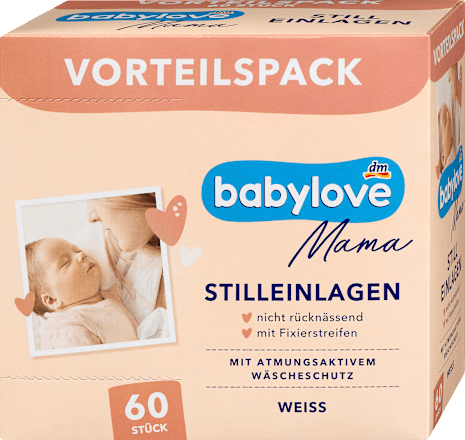 Подплънки за кърмачки, бели babylove Mama