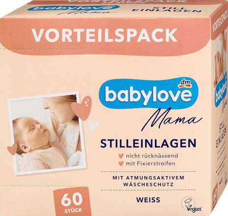 Подплънки за кърмачки, бели babylove Mama