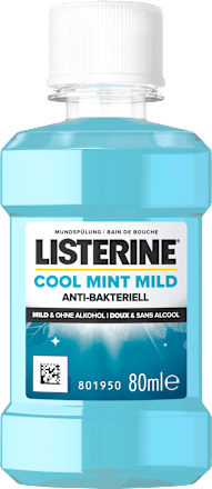 Mundspülung Cool Mint Mild, Reisegröße Listerine