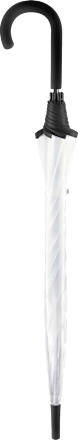 Umbrelă tip baston transparentă  Profissimo