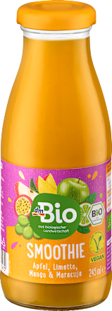Smoothie jablko, limetka, mango a marakuja dmBio