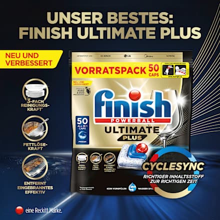 Spülmaschinen-Caps Ultimate Plus  Finish