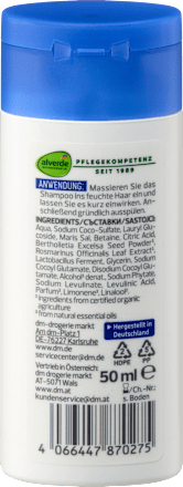 Shampoo Anti-Schuppen, Reisegröße alverde NATURKOSMETIK