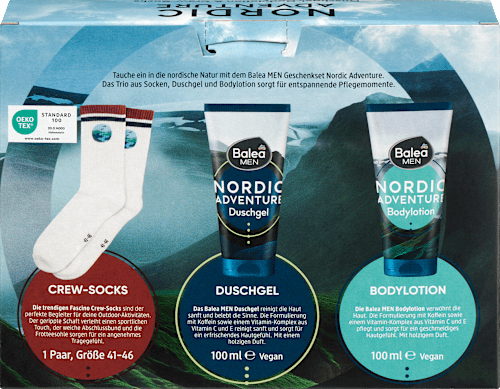 Geschenkset Nordic Adventure 3tlg Balea MEN