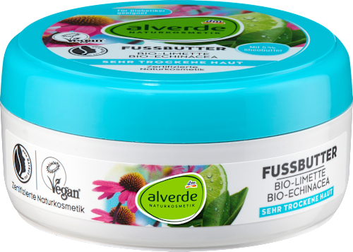 Masło do stóp bio limetka alverde NATURKOSMETIK