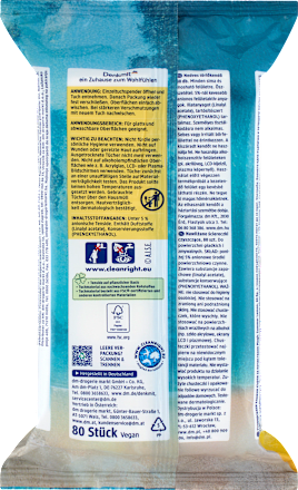 Feuchte Allzwecktücher Lemon Denkmit